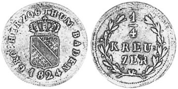 1/4 Krejcaru 1821-1824