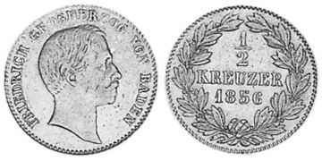 1/2 Krejcaru 1856