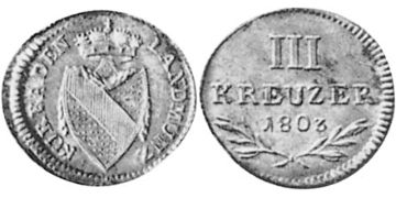 3 Krejcary 1803-1806