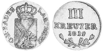 3 Krejcary 1809-1813