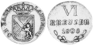 6 Krejcarů 1806-1808