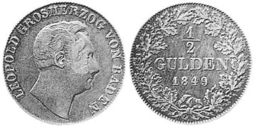 1/2 Gulden 1845-1852