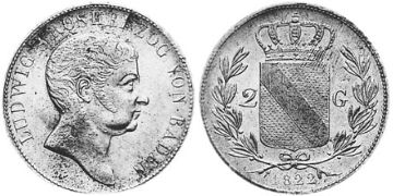 2 Gulden 1821-1825