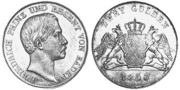 2 Gulden 1856