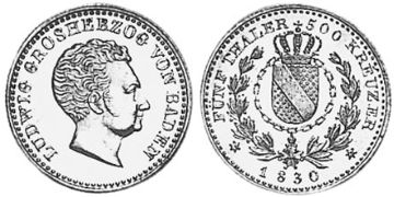 5 Tolarů 1830