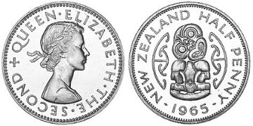 1/2 Penny 1956-1965