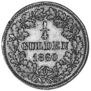 1/4 Gulden 1860