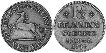 1-1/2 Feniku 1747-1767
