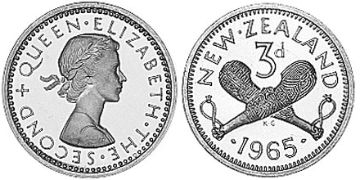 3 Pence 1956-1965
