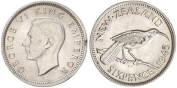 6 Pence 1937-1946