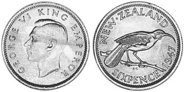6 Pence 1947