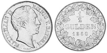 1/2 Gulden 1848-1864