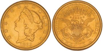 20 Dolarů 1866-1876