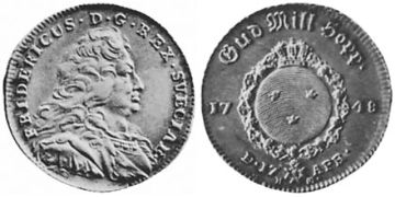 1/4 Riksdaler 1748