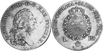 Riksdaler 1768-1769