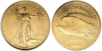 20 Dolarů 1908-1933