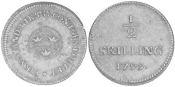 1/2 Skilling 1799-1802