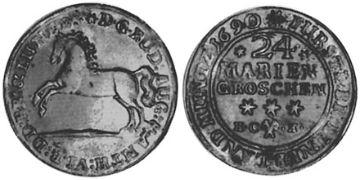 24 Marien Grošů 1690-1693