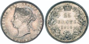 25 Centů 1870-1901
