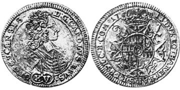 15 Krejcarů 1706-1711