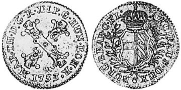 10 Liards 1750-1754
