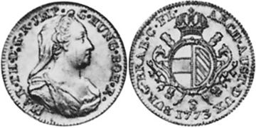 1/2 Souverain D´or 1770-1777