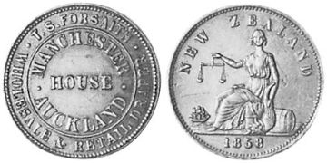 1/2 Penny 1858