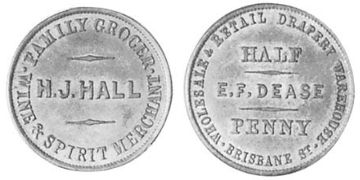 1/2 Penny 1857