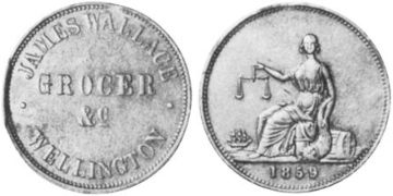 1/2 Penny 1859