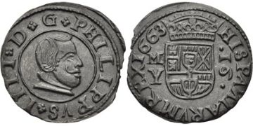 16 Maravedis 1661-1664