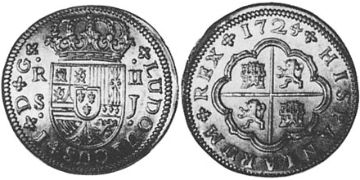 2 Reales 1724-1725