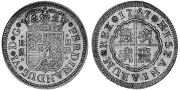 2 Reales 1754-1759