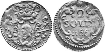 2 Soldi 1762-1768