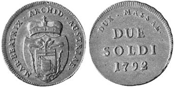 2 Soldi 1792