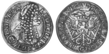3 Krejcary 1688-1709