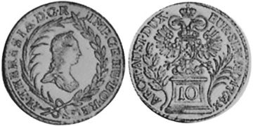 10 Krejcarů 1758-1765