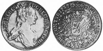 15 Krejcarů 1747-1748