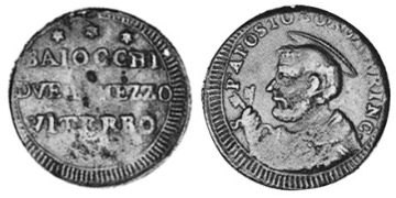 2-1/2 Baiocchi 1797-1798