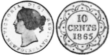 10 Cents 1865