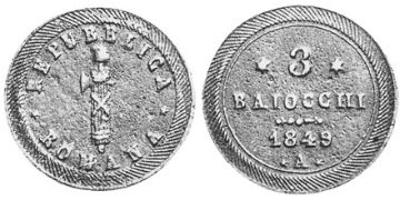 3 Baiocchi 1849