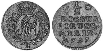 1/2 Grossus 1796-1797