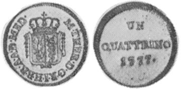 Quattrino 1776-1779