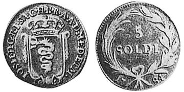 5 Soldi 1780-1787