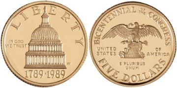 5 Dolarů 1989