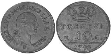 10 Tornesi 1798