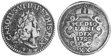 20 Soldi 1721-1722