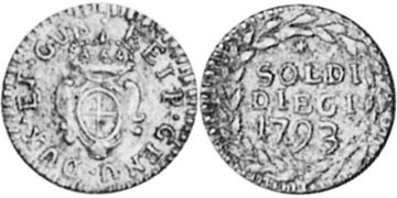 10 Soldi 1792-1797