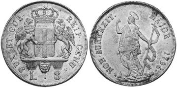8 Lire 1793-1797