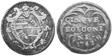 5 Bolognini 1740-1758
