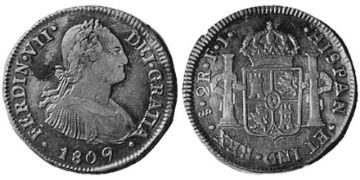 2 Reales 1808-1825